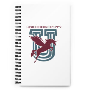 Official Unicorniversity Spiral notebook
